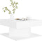 vidaXL - Salontafel - 57x57x30 - cm - bewerkt - hout - wit