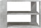 vidaXL - Salontafel - 59,5x59,5x40 - cm - bewerkt - hout - betongrijs