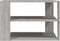 vidaXL - Salontafel - 59,5x59,5x40 - cm - bewerkt - hout - grijs - sonoma