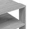vidaXL - Salontafel - 59,5x59,5x40 - cm - bewerkt - hout - grijs - sonoma
