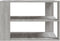 vidaXL - Salontafel - 59,5x59,5x40 - cm - bewerkt - hout - grijs - sonoma