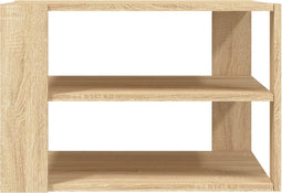 vidaXL - Salontafel - 59,5x59,5x40 - cm - bewerkt - hout - sonoma - eikenkleurig