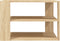 vidaXL - Salontafel - 59,5x59,5x40 - cm - bewerkt - hout - sonoma - eikenkleurig