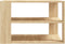 vidaXL - Salontafel - 59,5x59,5x40 - cm - bewerkt - hout - sonoma - eikenkleurig