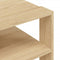 vidaXL - Salontafel - 59,5x59,5x40 - cm - bewerkt - hout - sonoma - eikenkleurig