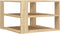 vidaXL - Salontafel - 59,5x59,5x40 - cm - bewerkt - hout - sonoma - eikenkleurig