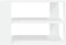 vidaXL - Salontafel - 59,5x59,5x40 - cm - bewerkt - hout - wit