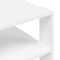 vidaXL - Salontafel - 59,5x59,5x40 - cm - bewerkt - hout - wit