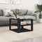 vidaXL - Salontafel - 59,5x59,5x40 - cm - bewerkt - hout - zwart