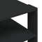 vidaXL - Salontafel - 59,5x59,5x40 - cm - bewerkt - hout - zwart