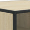 vidaXL - Salontafel - 60,5x60,5x30 - cm - bewerkt - hout - en - metaal - sonoma - eiken