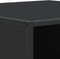 vidaXL - Salontafel - 60,5x60,5x30 - cm - bewerkt - hout - en - metaal - zwart
