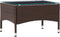 vidaXL - Salontafel - 60x40x36 - cm - poly - rattan - bruin
