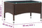 vidaXL - Salontafel - 60x40x36 - cm - poly - rattan - bruin
