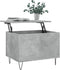 vidaXL - Salontafel - 60x44,5x45 - cm - bewerkt - hout - betongrijs