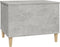 vidaXL - Salontafel - 60x44,5x45 - cm - bewerkt - hout - betongrijs