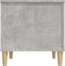 vidaXL - Salontafel - 60x44,5x45 - cm - bewerkt - hout - betongrijs
