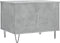 vidaXL - Salontafel - 60x44,5x45 - cm - bewerkt - hout - betongrijs