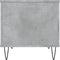 vidaXL - Salontafel - 60x44,5x45 - cm - bewerkt - hout - betongrijs