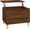 vidaXL - Salontafel - 60x44,5x45 - cm - bewerkt - hout - bruin - eikenkleur