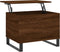 vidaXL - Salontafel - 60x44,5x45 - cm - bewerkt - hout - bruin - eikenkleur