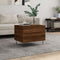 vidaXL - Salontafel - 60x44,5x45 - cm - bewerkt - hout - bruin - eikenkleur