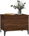 vidaXL - Salontafel - 60x44,5x45 - cm - bewerkt - hout - bruin - eikenkleur