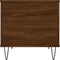 vidaXL - Salontafel - 60x44,5x45 - cm - bewerkt - hout - bruin - eikenkleur
