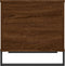 vidaXL - Salontafel - 60x44,5x45 - cm - bewerkt - hout - bruin - eikenkleur