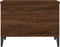 vidaXL - Salontafel - 60x44,5x45 - cm - bewerkt - hout - bruin - eikenkleur