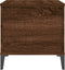 vidaXL - Salontafel - 60x44,5x45 - cm - bewerkt - hout - bruin - eikenkleur