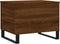 vidaXL - Salontafel - 60x44,5x45 - cm - bewerkt - hout - bruin - eikenkleur