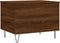 vidaXL - Salontafel - 60x44,5x45 - cm - bewerkt - hout - bruin - eikenkleur