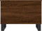 vidaXL - Salontafel - 60x44,5x45 - cm - bewerkt - hout - bruin - eikenkleur