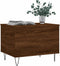 vidaXL - Salontafel - 60x44,5x45 - cm - bewerkt - hout - bruin - eikenkleur