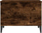 vidaXL - Salontafel - 60x44,5x45 - cm - bewerkt - hout - gerookt - eikenkleurig
