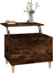 vidaXL - Salontafel - 60x44,5x45 - cm - bewerkt - hout - gerookt - eikenkleurig