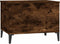 vidaXL - Salontafel - 60x44,5x45 - cm - bewerkt - hout - gerookt - eikenkleurig