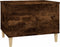 vidaXL - Salontafel - 60x44,5x45 - cm - bewerkt - hout - gerookt - eikenkleurig