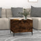 vidaXL - Salontafel - 60x44,5x45 - cm - bewerkt - hout - gerookt - eikenkleurig
