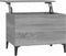 vidaXL - Salontafel - 60x44,5x45 - cm - bewerkt - hout - grijs - sonoma - eikenkleurig