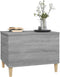 vidaXL - Salontafel - 60x44,5x45 - cm - bewerkt - hout - grijs - sonoma - eikenkleurig