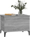 vidaXL - Salontafel - 60x44,5x45 - cm - bewerkt - hout - grijs - sonoma - eikenkleurig