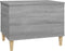 vidaXL - Salontafel - 60x44,5x45 - cm - bewerkt - hout - grijs - sonoma - eikenkleurig