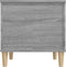 vidaXL - Salontafel - 60x44,5x45 - cm - bewerkt - hout - grijs - sonoma - eikenkleurig