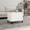 vidaXL - Salontafel - 60x44,5x45 - cm - bewerkt - hout - hoogglans - wit