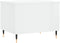 vidaXL - Salontafel - 60x44,5x45 - cm - bewerkt - hout - hoogglans - wit