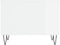 vidaXL - Salontafel - 60x44,5x45 - cm - bewerkt - hout - hoogglans - wit