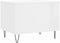vidaXL - Salontafel - 60x44,5x45 - cm - bewerkt - hout - hoogglans - wit