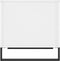 vidaXL - Salontafel - 60x44,5x45 - cm - bewerkt - hout - hoogglans - wit